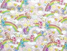 Load image into Gallery viewer, Care Bears - Sketch Art - Rainbows Light Pink Fabric - 1/2 Meter - Cotton Fabric
