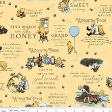 Load image into Gallery viewer, Winnie The Pooh Main C17000 - Yellow Fabric - 1/2 Meter - Cotton Fabric
