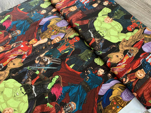 Marvel Avengers Multi Fabric - 1/2 Meter - Cotton Fabric