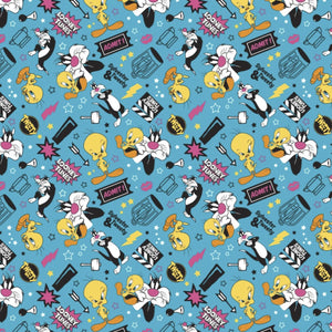 Looney Tunes III 6PCS Fat Quarter Bundle - Cotton Fabric