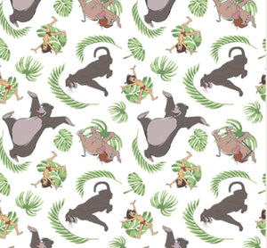 Jungle Book 5 PCS Fat Quarter Bundle - Cotton Fabric