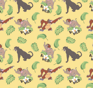 Jungle Book 5 PCS Fat Quarter Bundle - Cotton Fabric