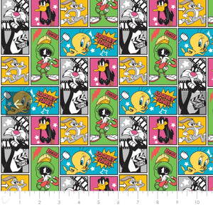 Looney Tunes III 6PCS Fat Quarter Bundle - Cotton Fabric