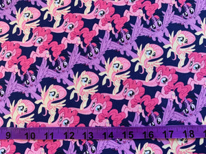 My Little Pony Fabric - 1/2 Meter - Knit Fabric