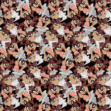 Load image into Gallery viewer, Looney Tunes - Taz Flannel Fabric - 1/2 Meter
