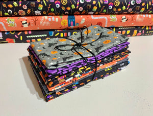 Halloween Cotton Fabric Bundle - One Pound