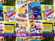 Load image into Gallery viewer, Classics Princess Posters Fabric - 1/2 Meter - Cotton Fabric
