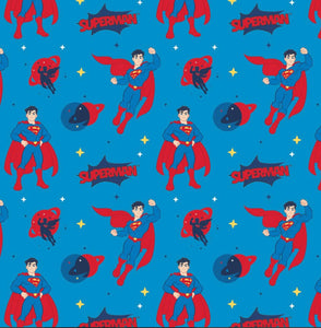 Young DC Superman 23421468 02 Fabric - 1/2 Meter - Cotton Fabric