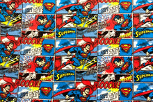 Load image into Gallery viewer, SuperMan Stripe Flannel Fabric - 1/2 Meter
