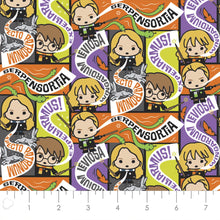 Load image into Gallery viewer, Harry Potter Spell Cast Fabric - 1/2 Meter - Cotton Fabric
