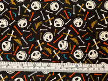 Load image into Gallery viewer, Nightmare Before Christmas Flannel Fabric - 1/2 Meter
