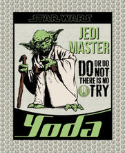 Load image into Gallery viewer, Yoda - Star Wars Panel - 1 Yard Cut - Cotton Fabric
