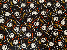 Load image into Gallery viewer, Nightmare Before Christmas Flannel Fabric - 1/2 Meter
