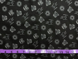 Star Wars Two Tone Flannel Fabric - 1/2 Meter