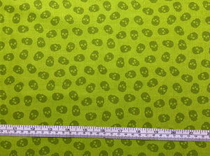 The Watcher Tainted Love - Green Fabric - 1/2 Meter - Cotton Fabric