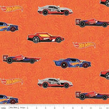 Load image into Gallery viewer, Hot Wheels C9750 Orange Fabric - 1/2 Meter - Cotton Fabric
